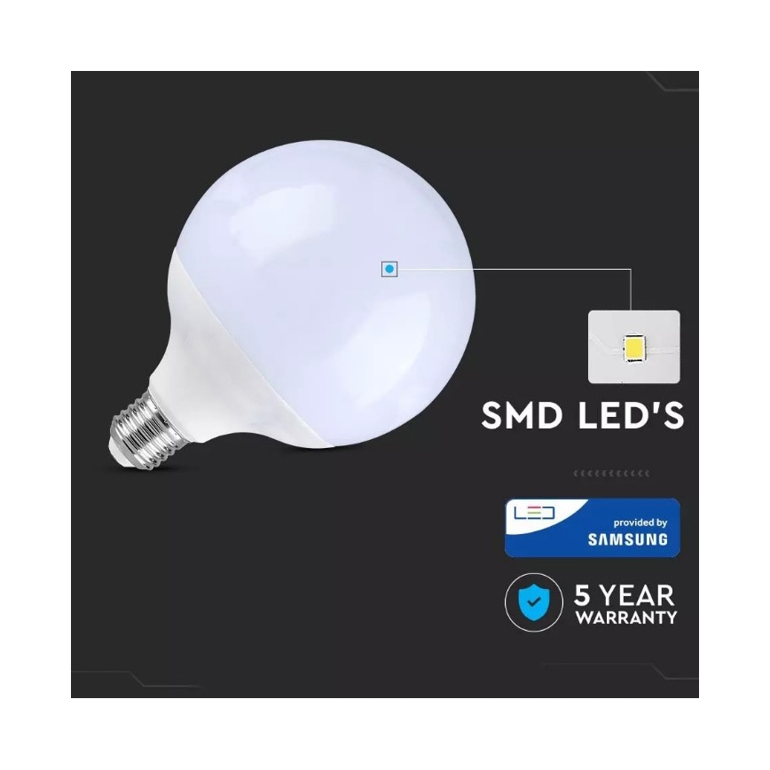 Bombilla LED SAMSUNG CHIP G120 E27/18W/230V 6400K