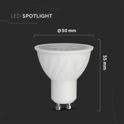 Bombilla LED SAMSUNG CHIP GU10/6W/230V 4000K