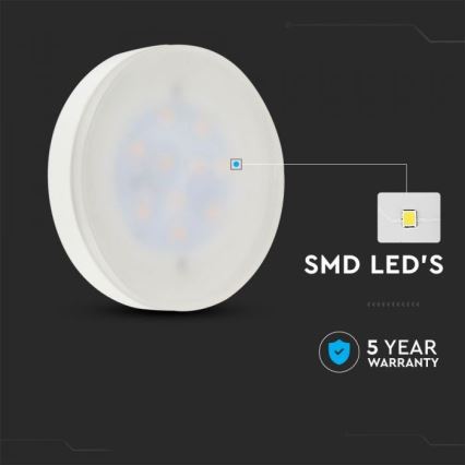 Bombilla LED SAMSUNG CHIP GX53/6,4W/230V 3000K