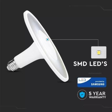 Bombilla LED SAMSUNG CHIP UFO E27/11W/230V 120° 3000K