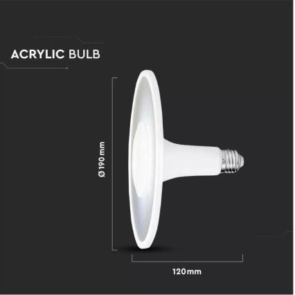 Bombilla LED SAMSUNG CHIP UFO E27/11W/230V 120° 4000K