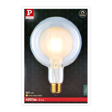 Bombilla LED SHAPE G125 E27/4W/230V 2700K - Paulmann 28764