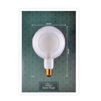 Bombilla LED SHAPE G125 E27/4W/230V 2700K - Paulmann 28764