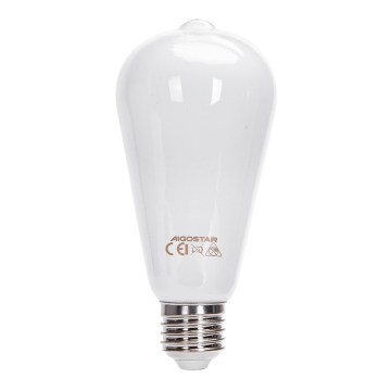 Bombilla LED ST64 E27/8W/230V 330° 6500K - Aigostar