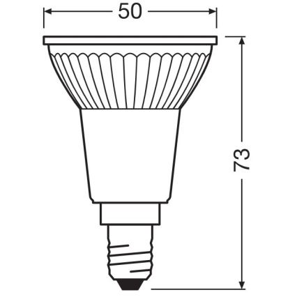 Bombilla LED STAR PAR16 E14/4,5W/230V 2700K - Osram
