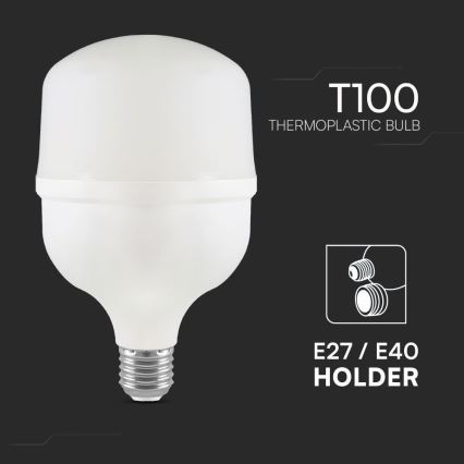 Bombilla LED T100 E40 E27/30W/230V 6500K