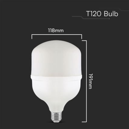 Bombilla LED T120 E27/40W/230V 4000K