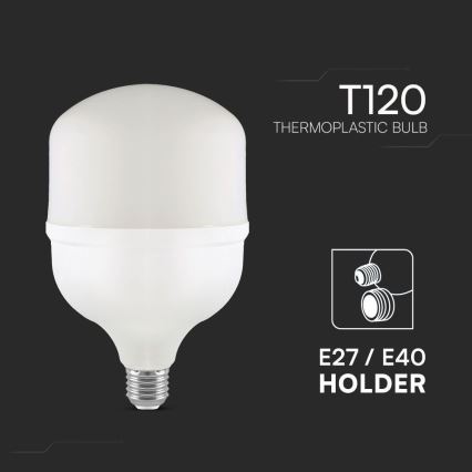 Bombilla LED T120 E27/40W/230V 6500K