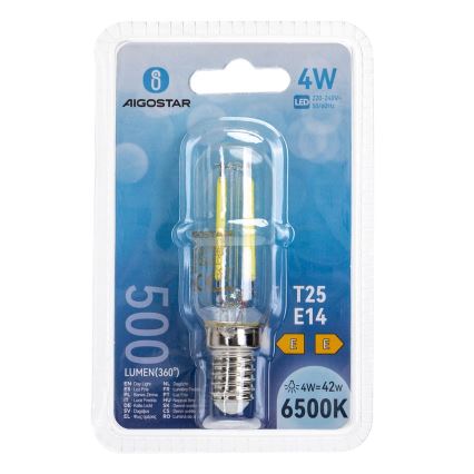 Bombilla LED T25 E14/4W/230V 6500K - Aigostar