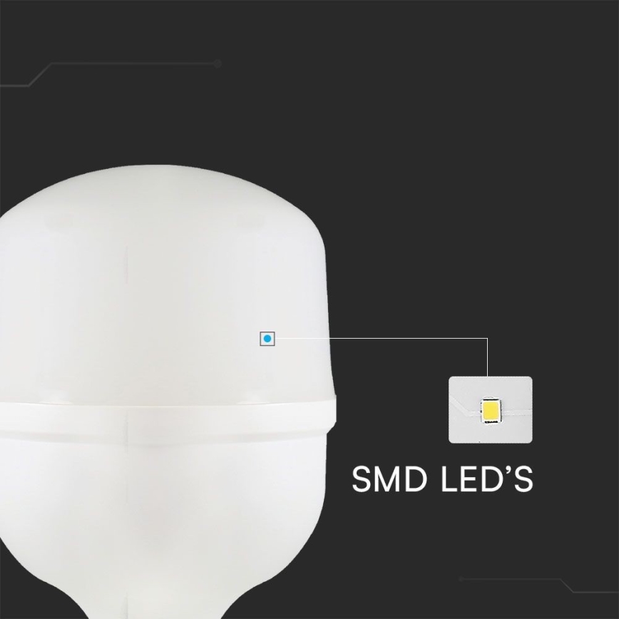 Bombilla LED T80 E27/20W/230V 6500K