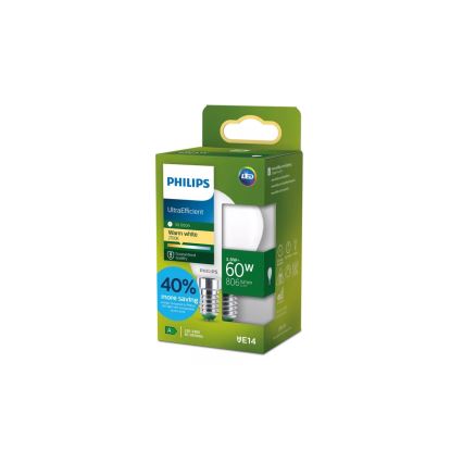 Bombilla LED ULTRAEFFICIENT Philips P45 E14/3,8W/230V 2700K