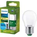 Bombilla LED ULTRAEFFICIENT Philips P45 E27/1,2W/230V 2700K
