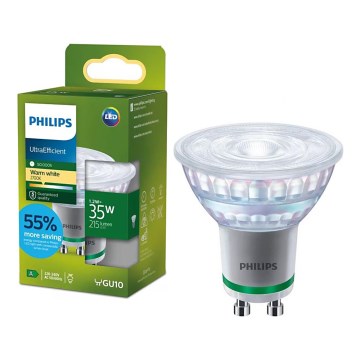 Bombilla LED ULTRAEFFICIENT Philips PAR16 GU10/1,2W/230V 2700K