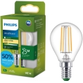 Bombilla LED ULTRAEFFICIENT VINTAGE Philips P45 E14/1,2W/230V 2700K