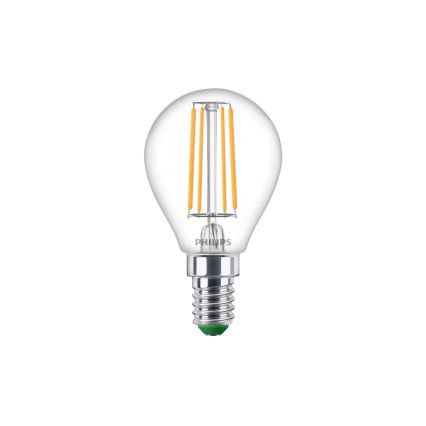 Bombilla LED ULTRAEFFICIENT VINTAGE Philips P45 E14/3,8W/230V 2700K