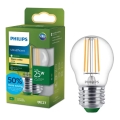 Bombilla LED ULTRAEFFICIENT VINTAGE Philips P45 E27/1,2W/230V 2700K