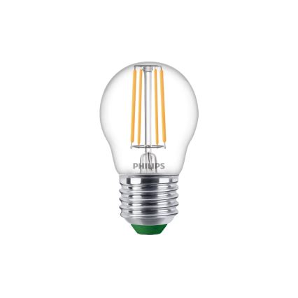 Bombilla LED ULTRAEFFICIENT VINTAGE Philips P45 E27/1,2W/230V 2700K