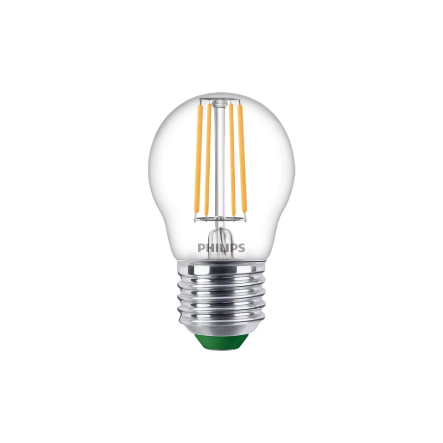 Bombilla LED ULTRAEFFICIENT VINTAGE Philips P45 E27/3,8W/230V 2700K