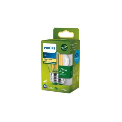 Bombilla LED Ultraeficiente Vintage Philips P45 E27/2,3W/230V 2700K