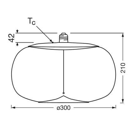 Bombilla LED VINTAGE FILAMENT E27/4W/230V 1800K humo - Osram