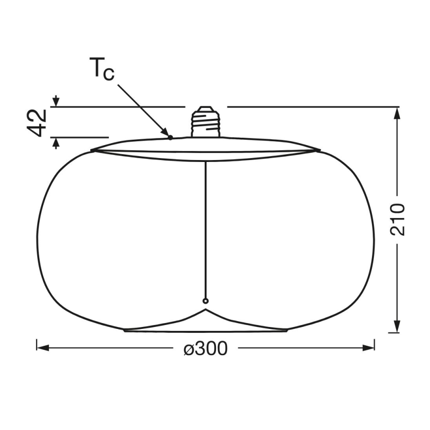 Bombilla LED VINTAGE FILAMENT E27/4W/230V 1800K humo - Osram