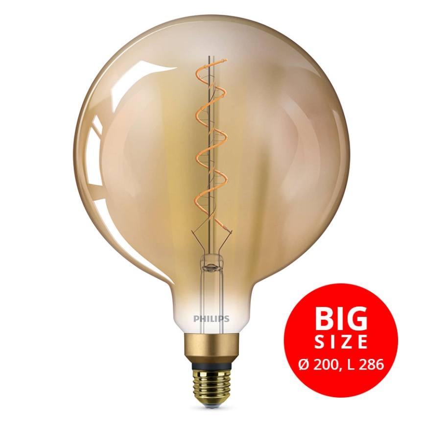 Bombilla LED VINTAGE Philips E27/4,5W/230V 1800K