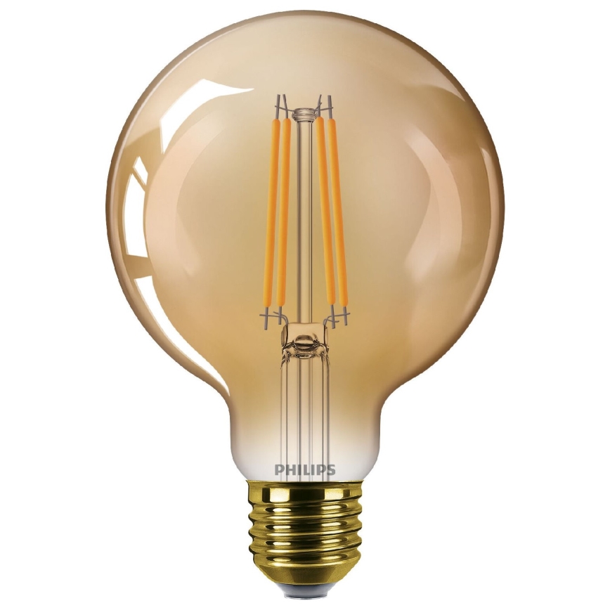 Bombilla LED VINTAGE Philips G95 E27/3,1W/230V 1800K