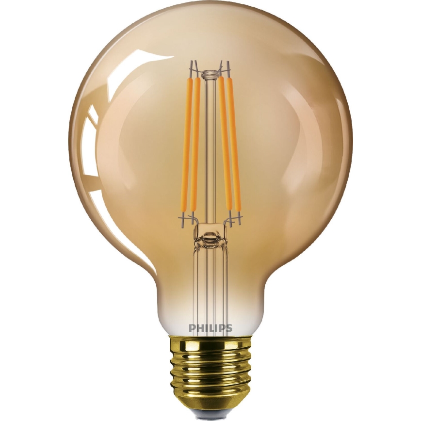Bombilla LED VINTAGE Philips G95 E27/7W/230V 1800K