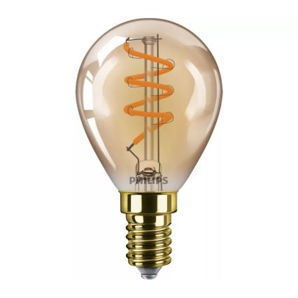 Bombilla LED VINTAGE Philips P45 E14/3W/230V 2200K