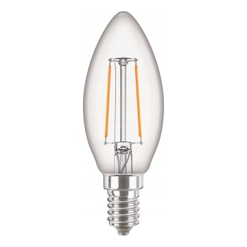 Bombilla LED VINTAGE Philips Pila E14/2W/230V 2700K
