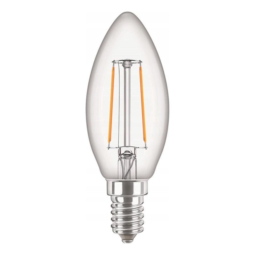 Bombilla LED VINTAGE Philips Pila E14/2W/230V 2700K