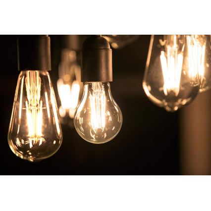 Bombilla LED VINTAGE Philips ST64 E27/7W/230V 2700K