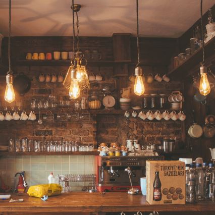 Bombilla LED Vintage ST64 E27/16W/230V 2200K - Aigostar