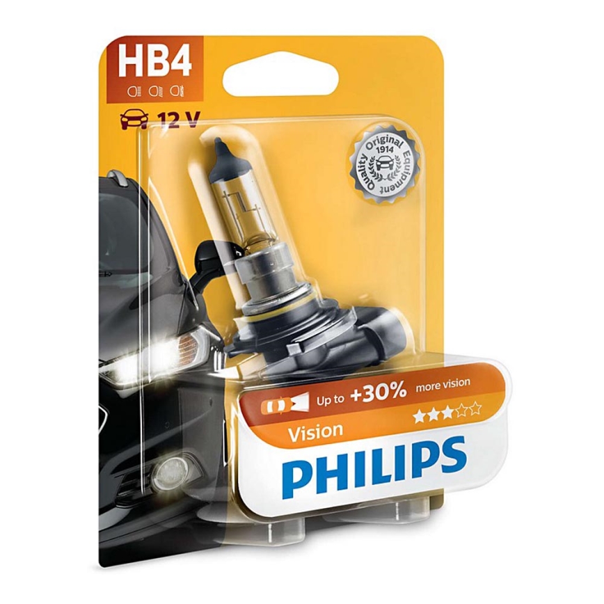 Bombilla para el coche Philips VISION 9006PRB1 HB4 P22d/60W/12V