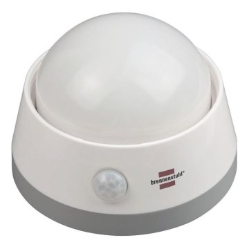 Brennenstuhl - Lámpara LED de orientación con sensor de movimiento LED/3xAA 3000K