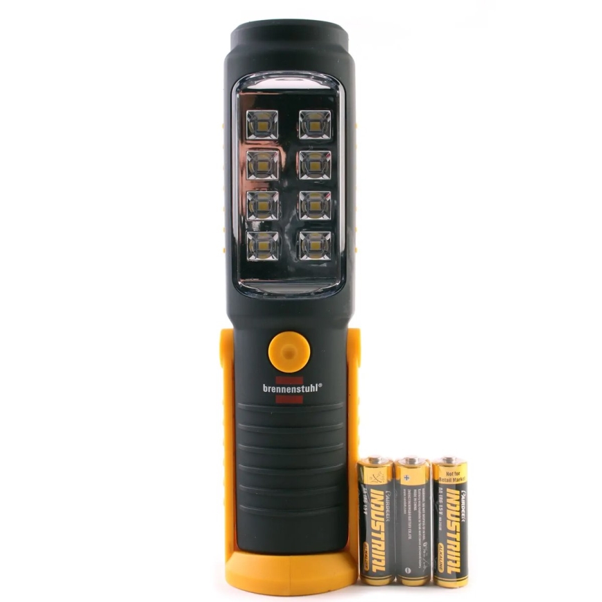 Brennenstuhl - Linterna de trabajo LED LED/3xAA naranja