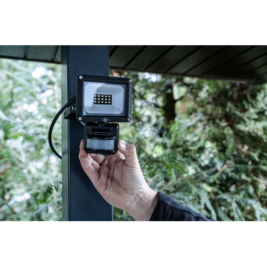 Brennenstuhl - Proyector LED de exterior con sensor LED/10W/230V 6500K IP65