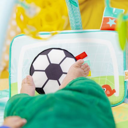Bright Starts - Alfombra de juego para bebé OBALL GRIP & KICK 3xAA