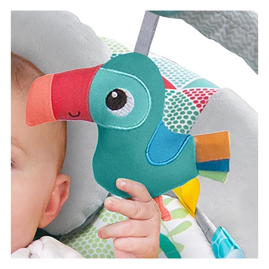 Bright Starts - Cuna con vibración y melodía para bebés TOUCAN TANGO