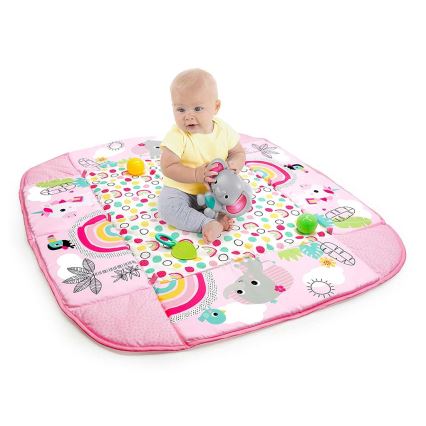 Bright Starts - Manta de juego para niños 5en1 YOUR WAY BALL PLAY 3xAA rosa