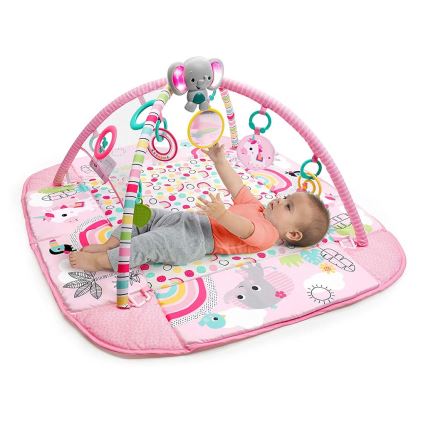 Bright Starts - Manta de juego para niños 5en1 YOUR WAY BALL PLAY 3xAA rosa
