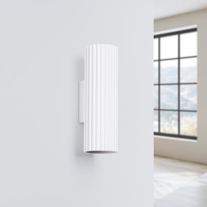 Brilagi - Aplique CRESTO 2xGU10/10W/230V 20 cm blanco