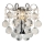 Brilagi - Aplique CRYSTAL 1xE14/60W/230V cromo brillante