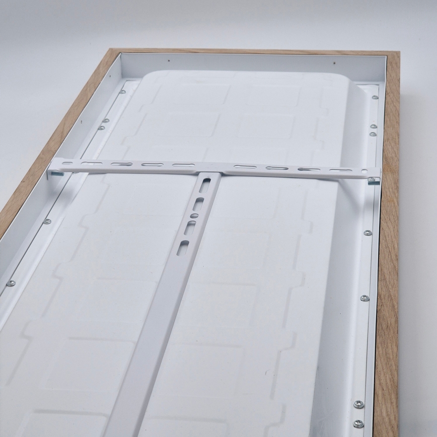 Brilagi - Plafón de baño LED WOODY FRAME LED/50W/230V 120x30 cm IP44 roble