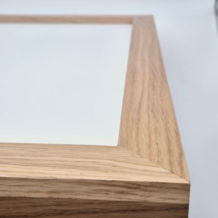 Brilagi - Plafón de baño LED WOODY FRAME LED/50W/230V 60x60 cm IP44 roble