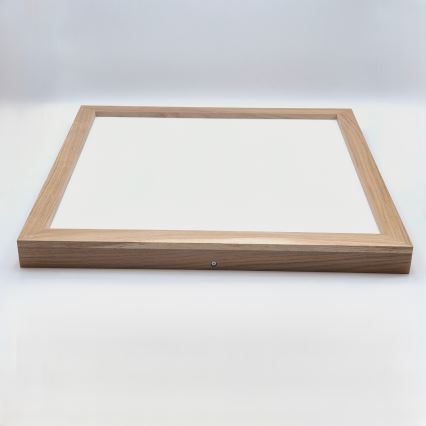 Brilagi - Plafón de baño LED WOODY FRAME LED/50W/230V 60x60 cm IP44 roble