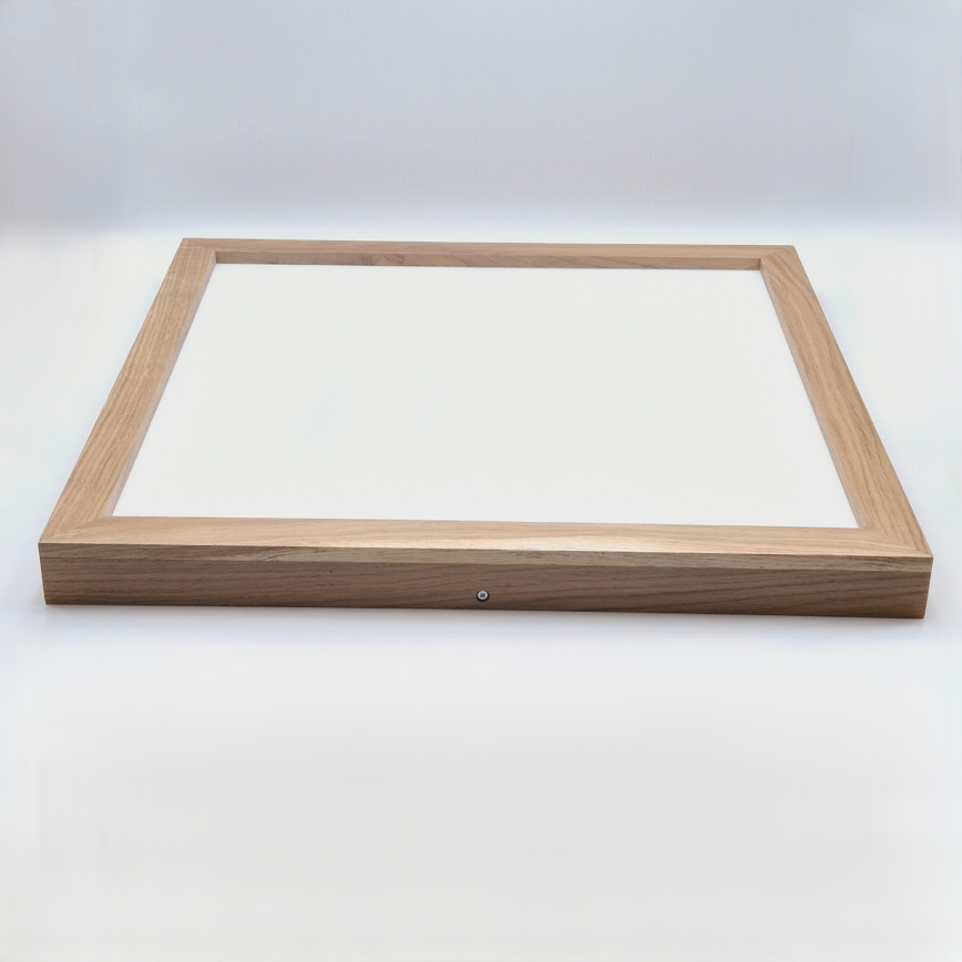 Brilagi - Plafón de baño LED WOODY FRAME LED/50W/230V 60x60 cm IP44 roble