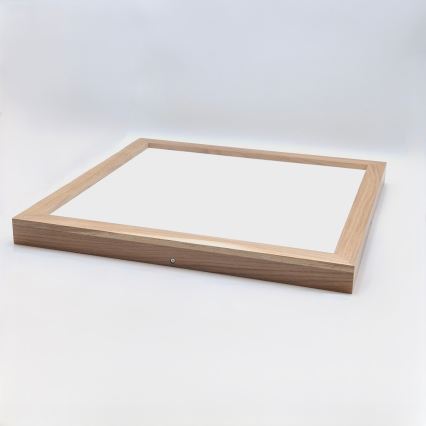 Brilagi - Plafón de baño LED WOODY FRAME LED/50W/230V 60x60 cm IP44 roble