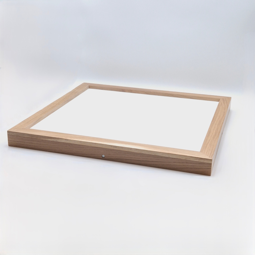 Brilagi - Plafón de baño LED WOODY FRAME LED/50W/230V 60x60 cm IP44 roble
