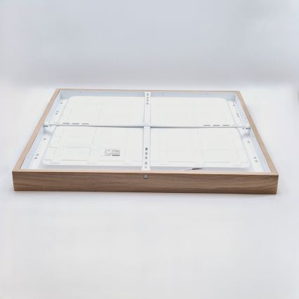 Brilagi - Plafón de baño LED WOODY FRAME LED/50W/230V 60x60 cm IP44 roble